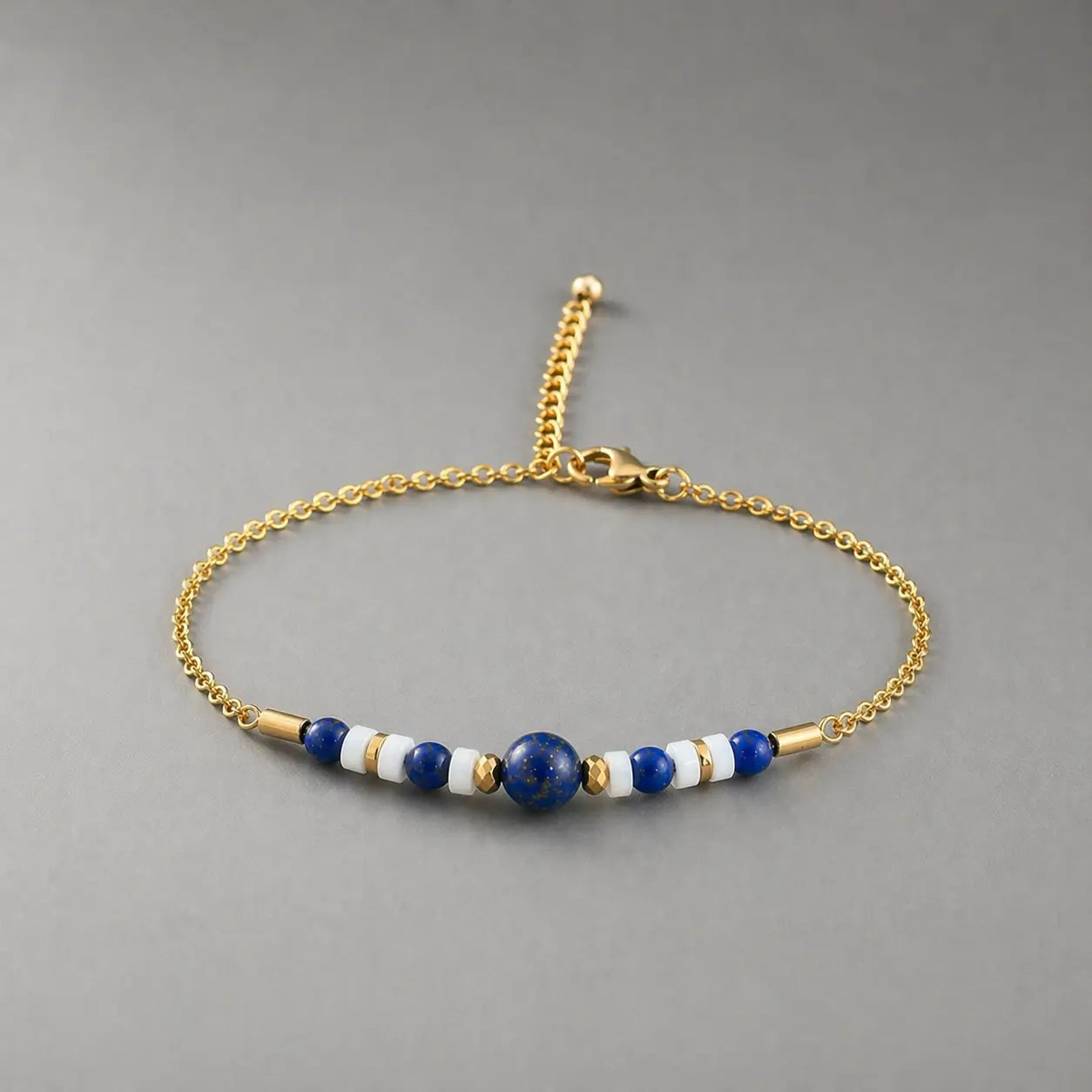 bracelet Ondine - lapis lazuli - Peggy Fée