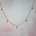 Collier - Louana Aventurine verte Peggy Fée