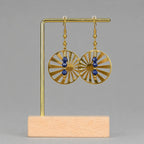 Boucle d'oreilles Intemporelle - Lapis Lazuli - Peggy Fée