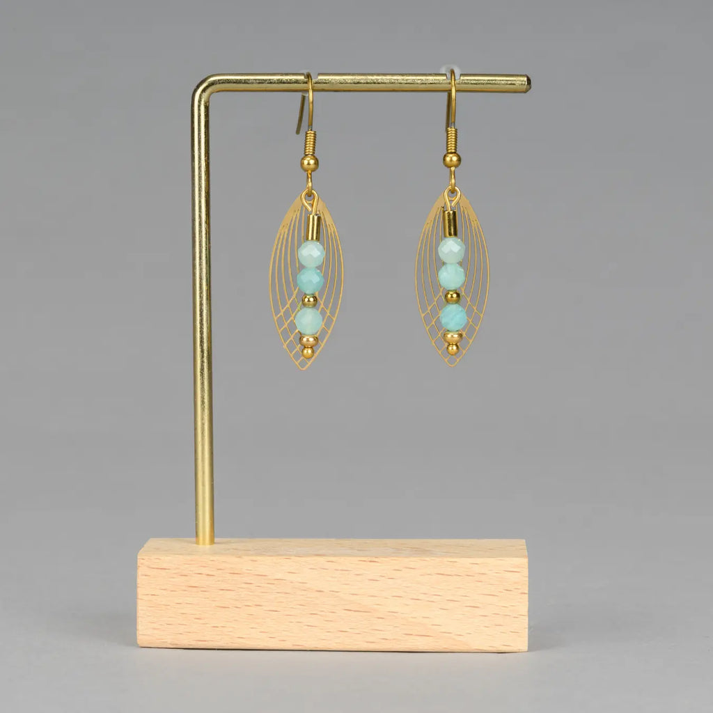 Boucle Ailée - Amazonite - Peggy Fée