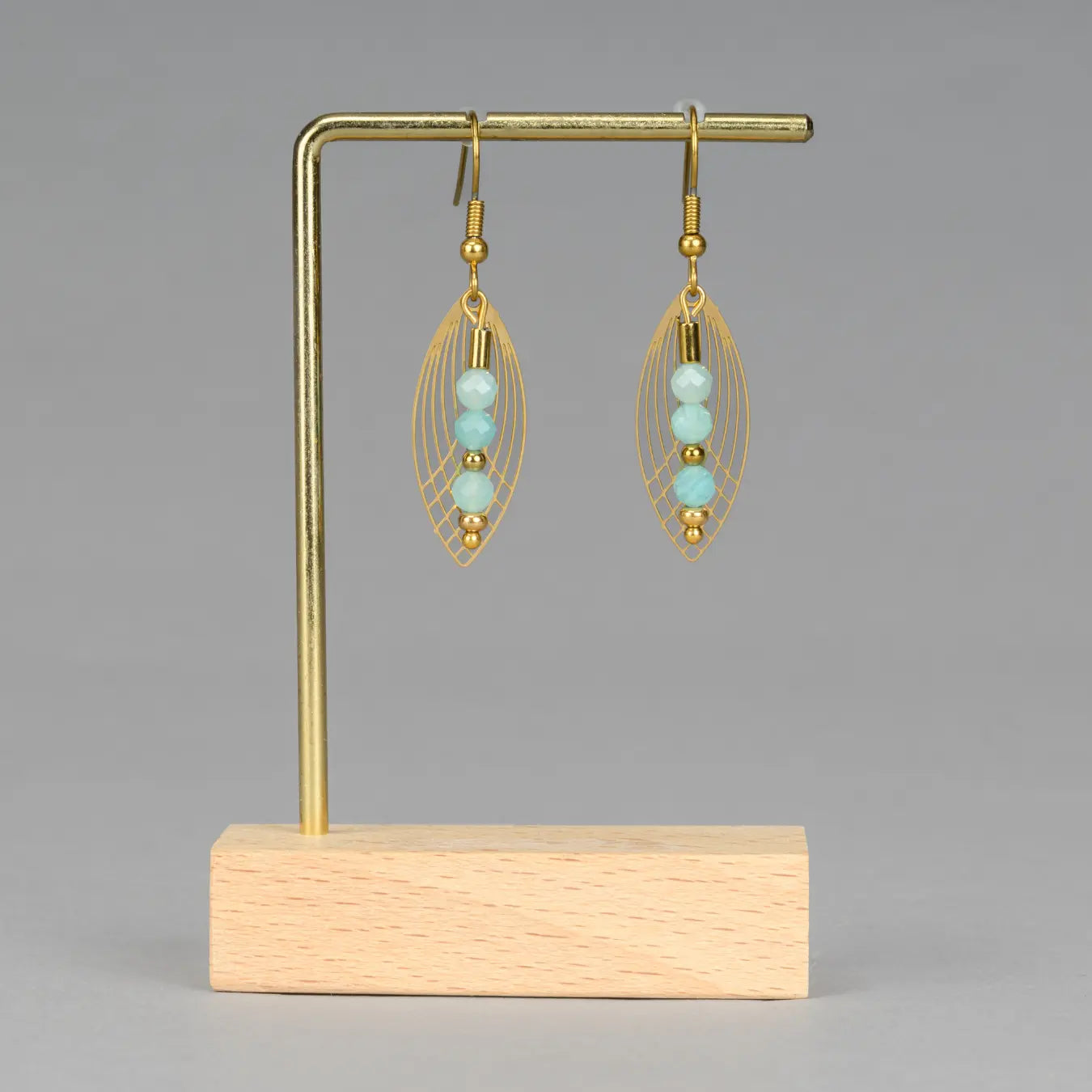 Boucle Ailée - Amazonite - Peggy Fée