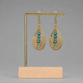 Boucle d'oreilles Intemporelle - Apatite - Peggy Fée