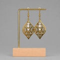 Boucle d'oreilles Intemporelle - Howlite - Peggy Fée