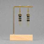 Boucles Jade - Tourmaline bleue - Peggy Fée