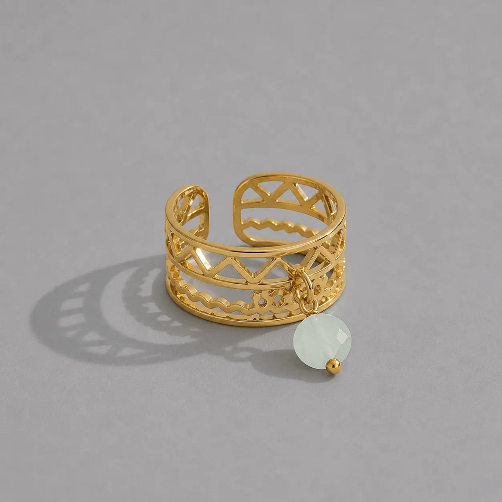 Bague - Déva Amazonite - Peggy Fée