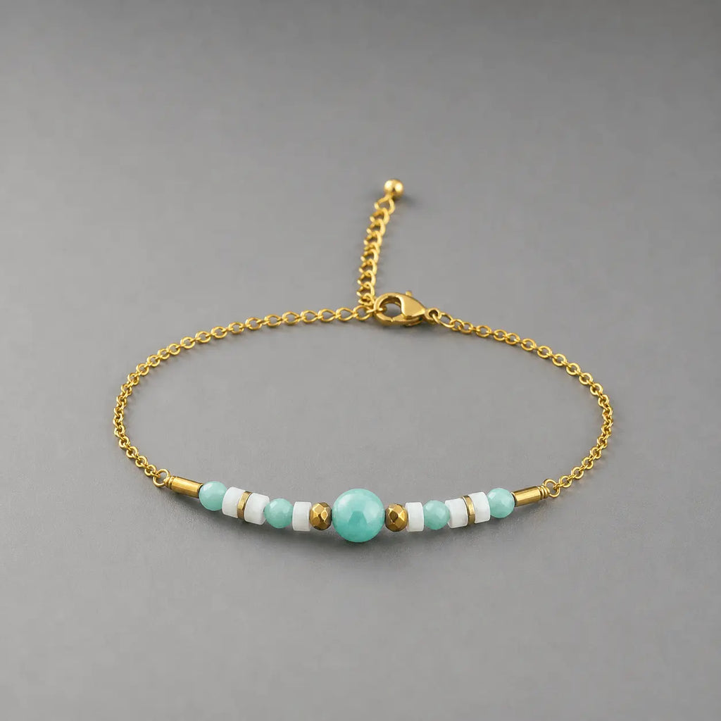 Bracelet Ondine - Amazonite - Peggy Fée