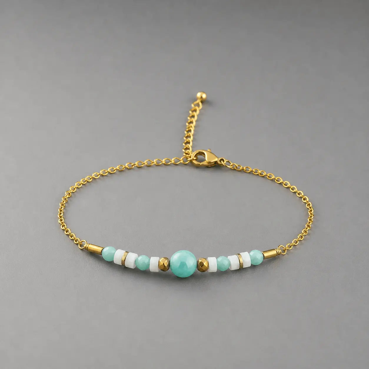 Bracelet Ondine - Amazonite - Peggy Fée