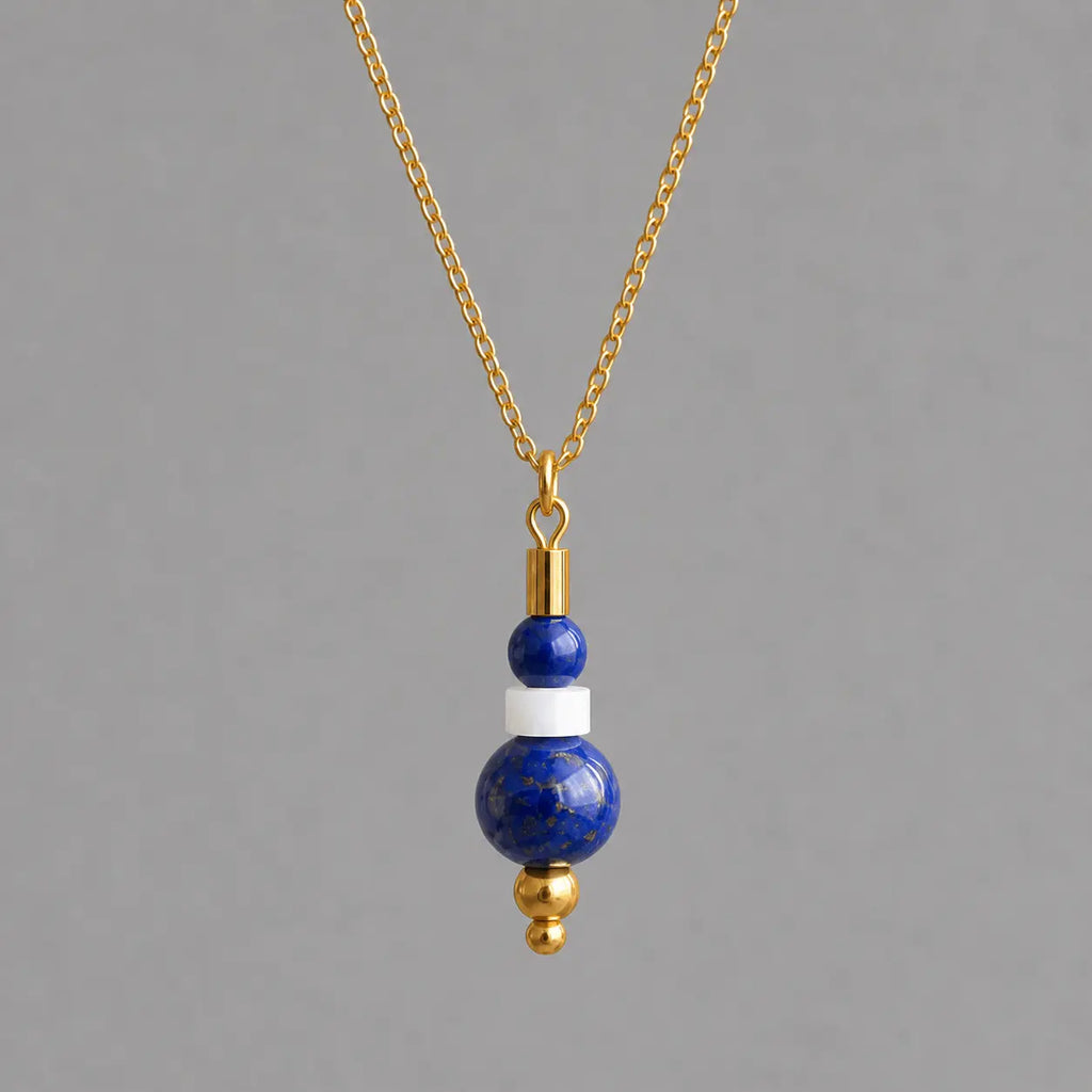 Collier Ondine - Lapis lazuli - Peggy Fée