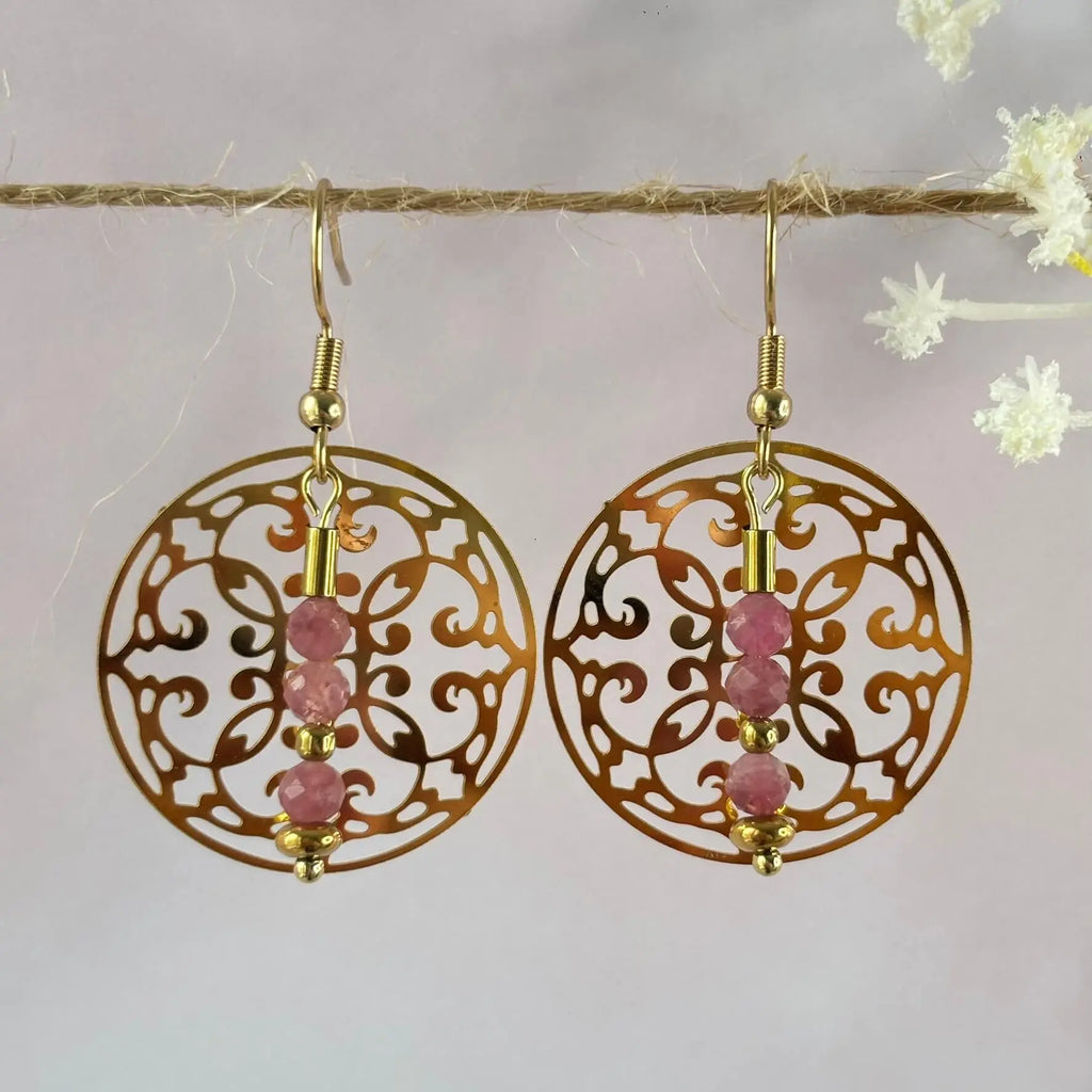 Boucles d'oreilles Rosa Peggy Fée