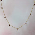 Collier - Louana Rubellite Dark Peggy Fée