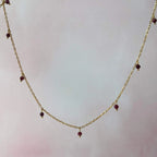 Collier - Louana Rubellite Dark Peggy Fée
